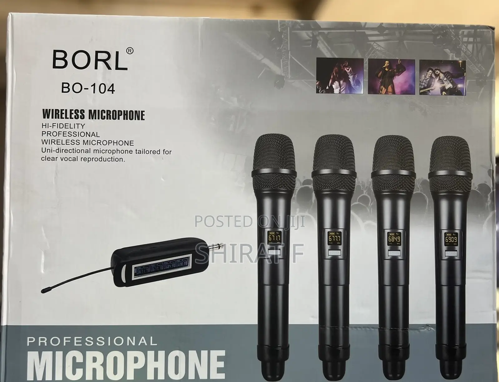 Borl Bo 104 Long Range 4 in 1 Professional Microphone