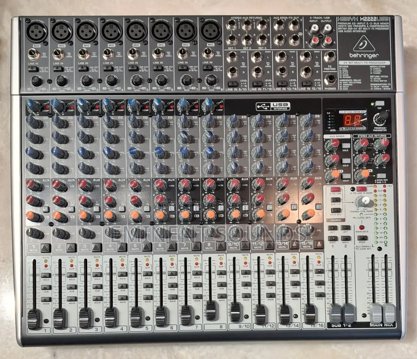 Behringer Mixer Xenyx X2222 Usb