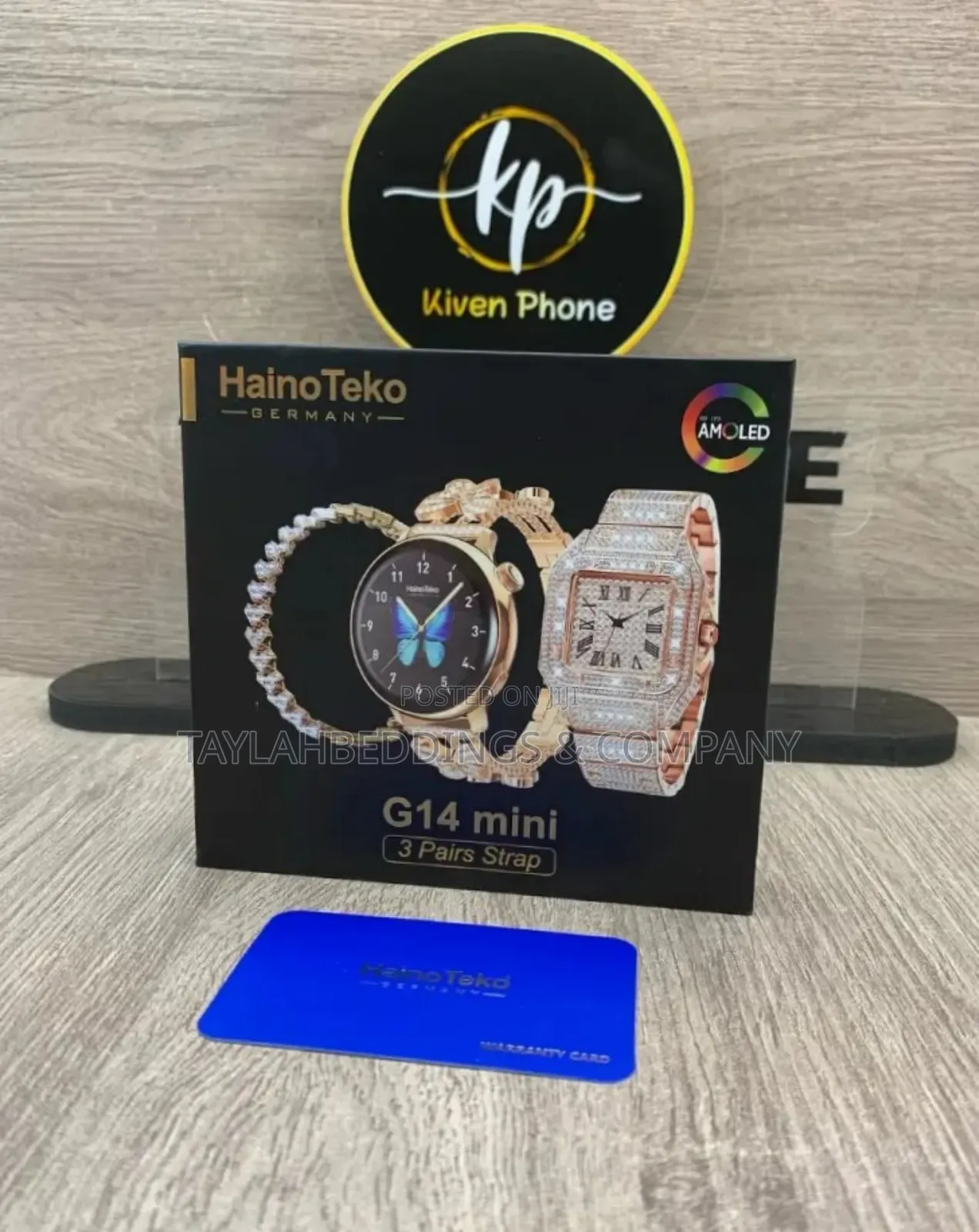 Hainoteko G14 Mini Smart Watch With Stylish Analog Watch Beautifully