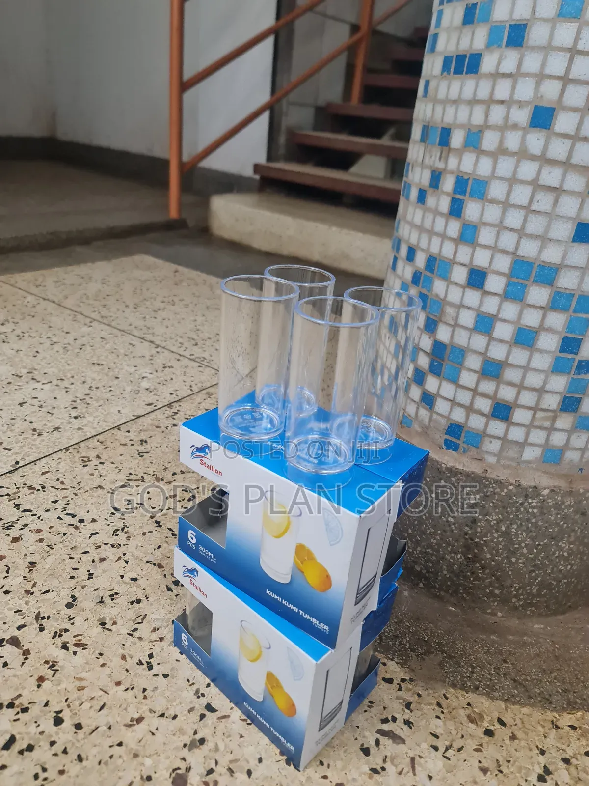 Set of Stallion Melamine Glasses 12pcs Unbreakable