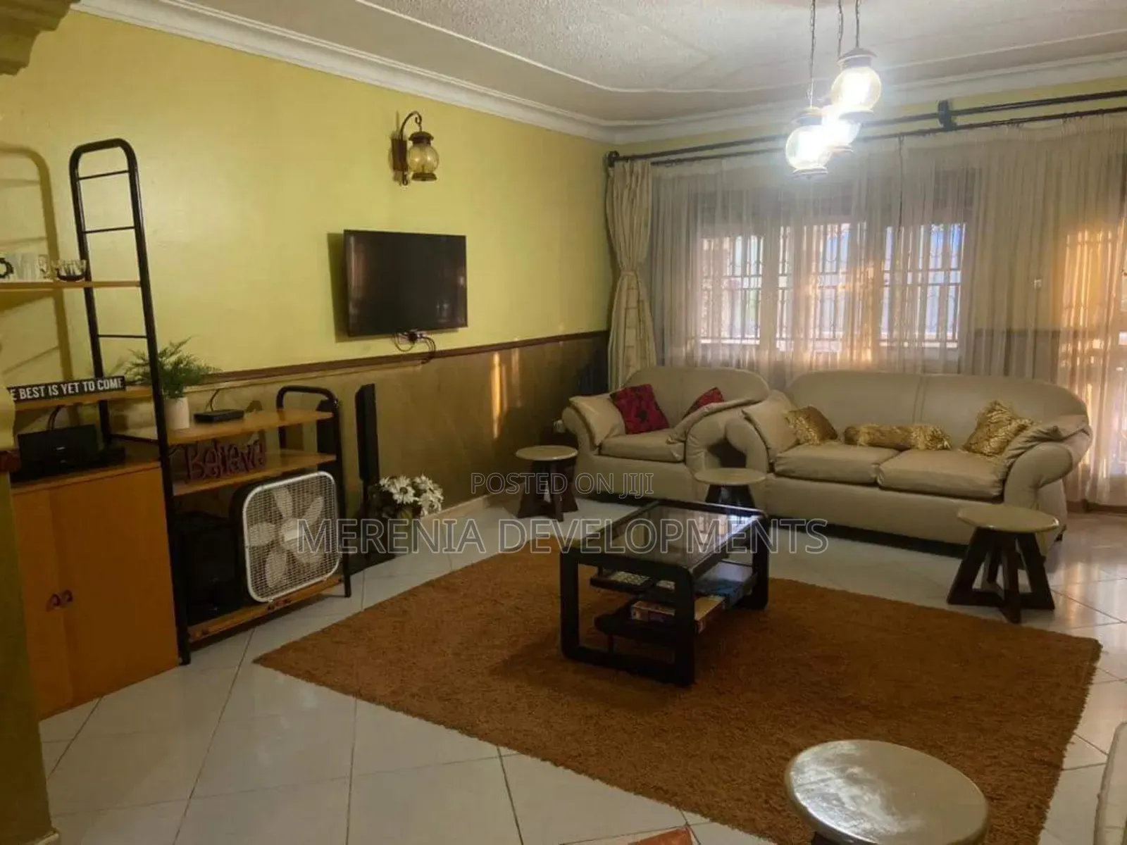 Furnished 4bdrm Bungalow in Kiwatule, Nakawa for rent