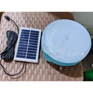 Led Solar Camping Light With A Remote Solar Panel.