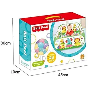 Indoor Outdoor Baby Fun Play Ball Pit Pool With 40 Balls - Green