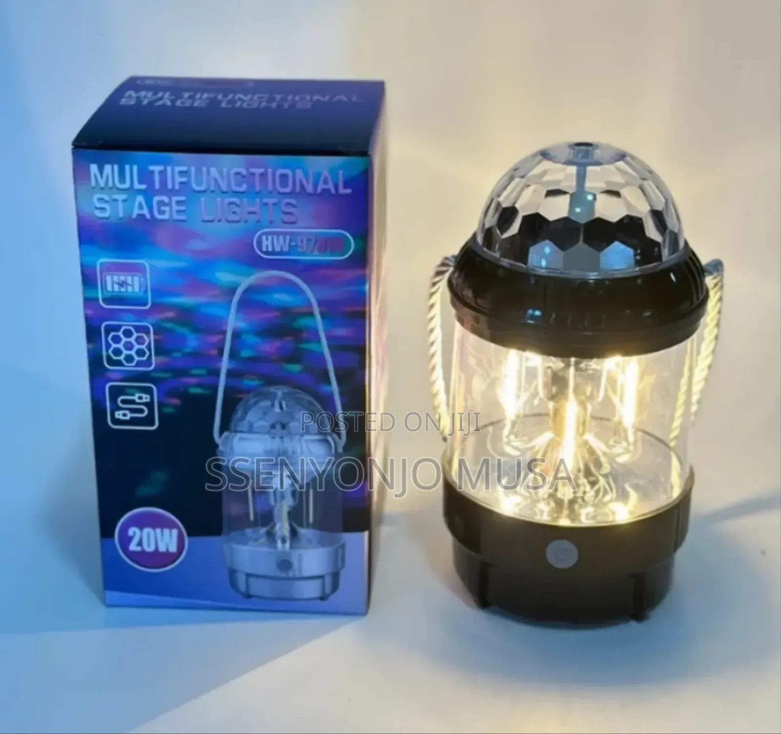 20w Multifunctional Led Disco Stage Light With Projection–Color Change