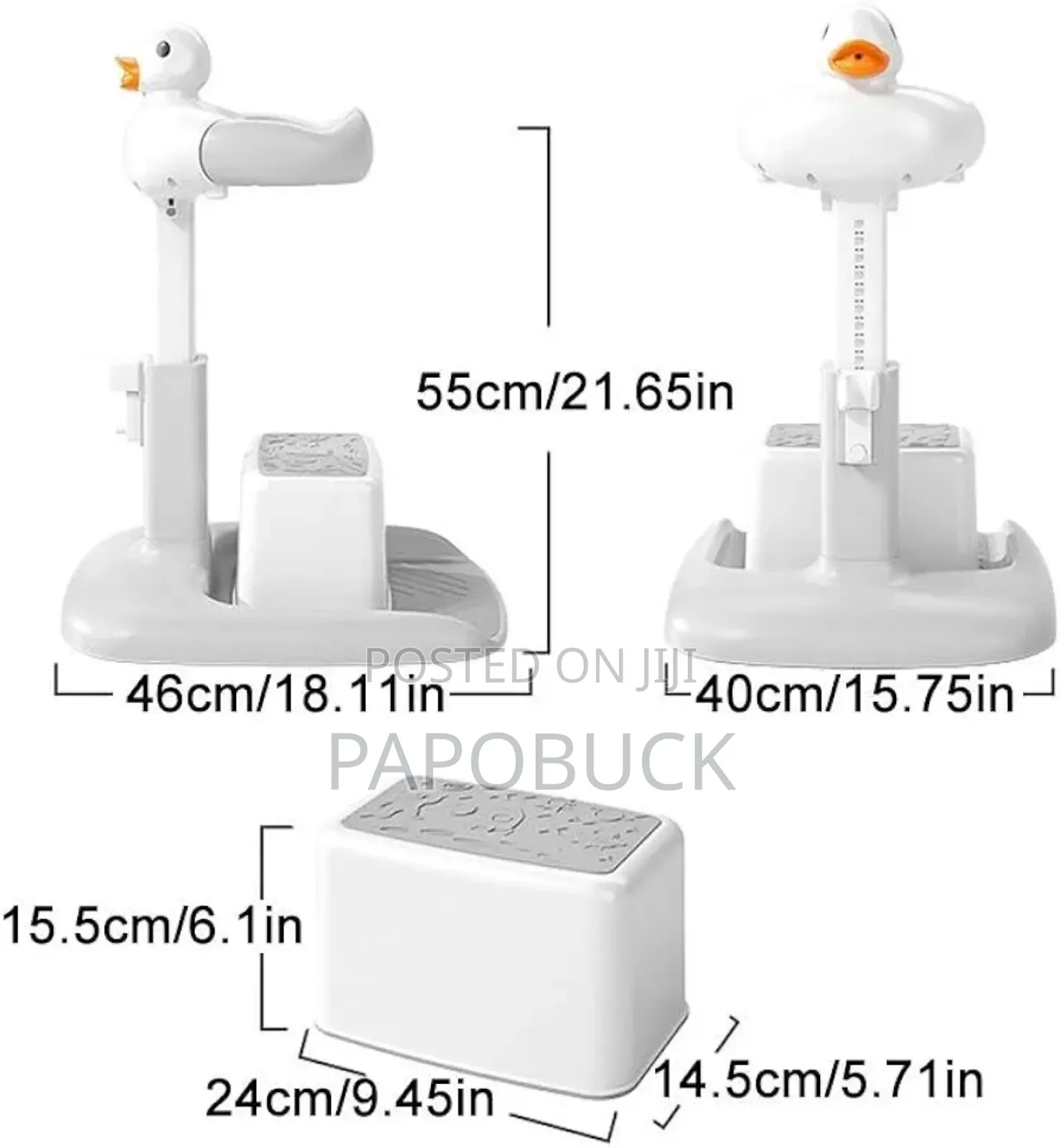 Adjustable Baby Bathing Stand, With Anti-Slip Base