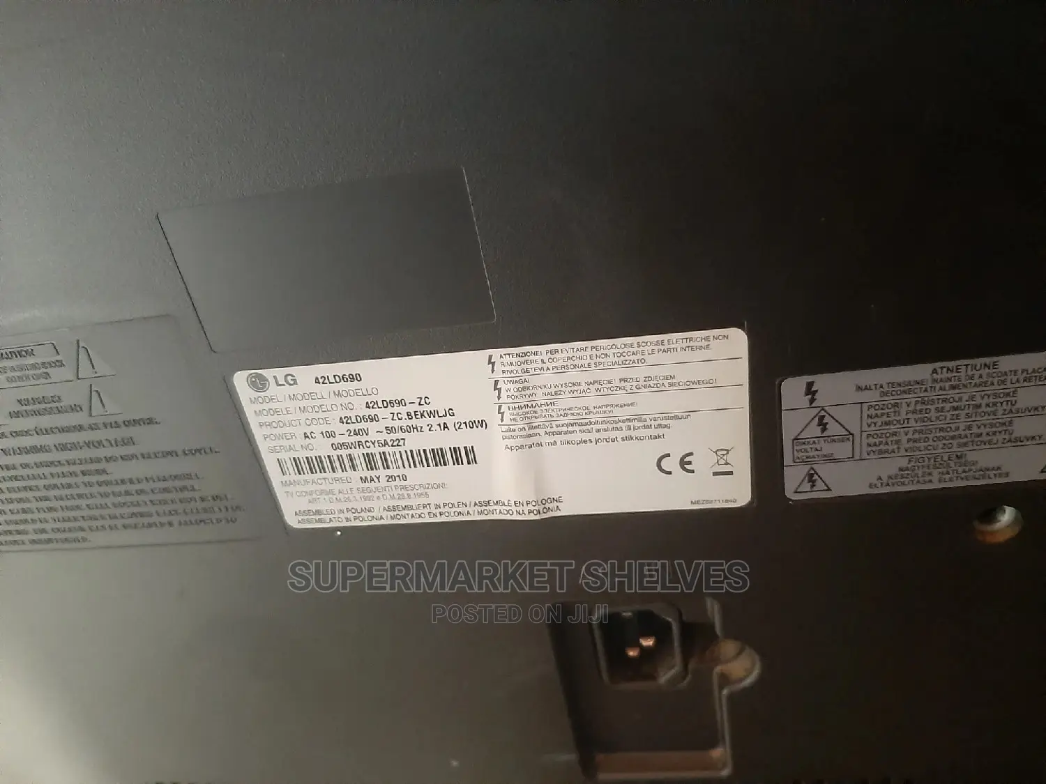 Lg Tv 42 Inches Uk Used With LAN Ports