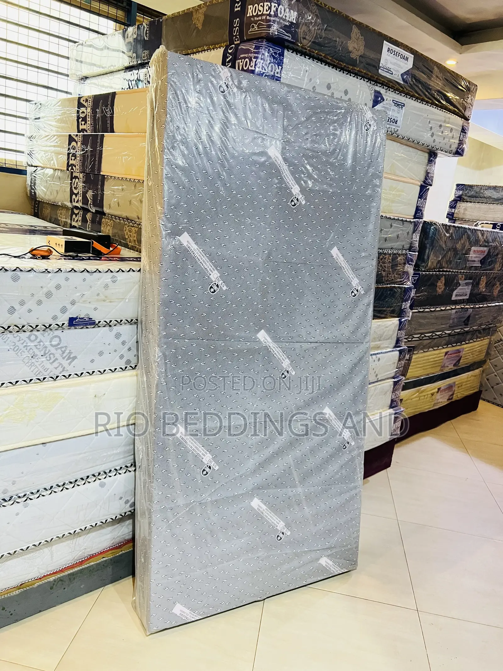 3x6 6 Inches Rose Foam Mattress Open End