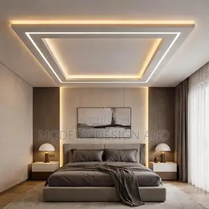 Gypsum Ceiling Warm Bulcate Lights