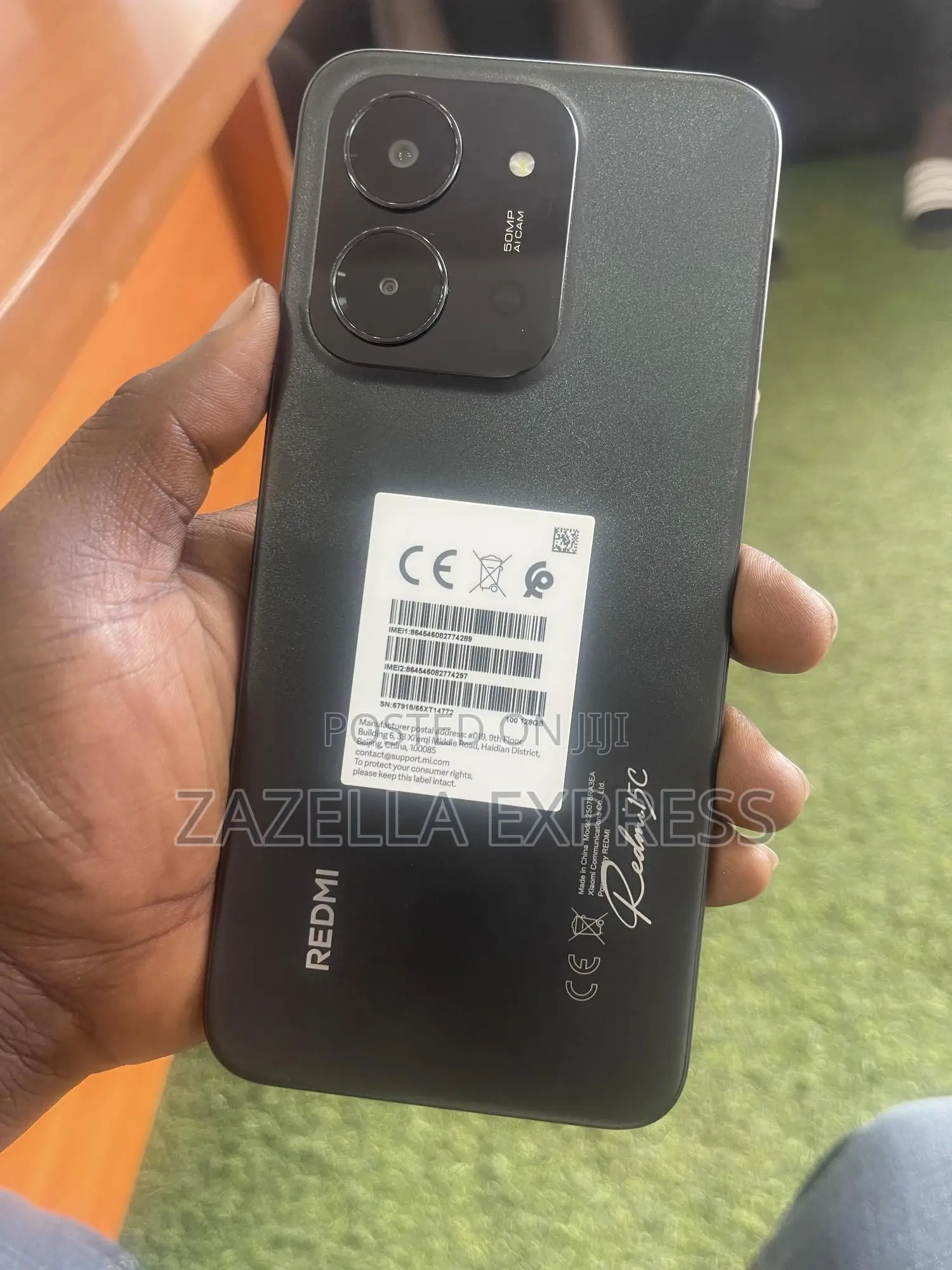 New Xiaomi Redmi 15C 4G 128 GB Black