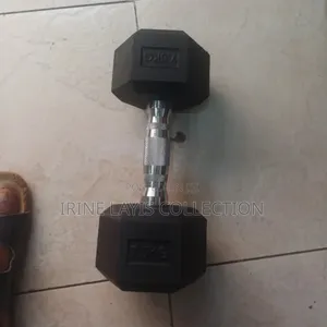 7.5kg Rubber-Coated Hex Dumbbell/Lifters
