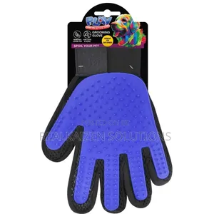Play Premium Silicone Animal Pet Dog Wash Brush Cleaning Massage Glove