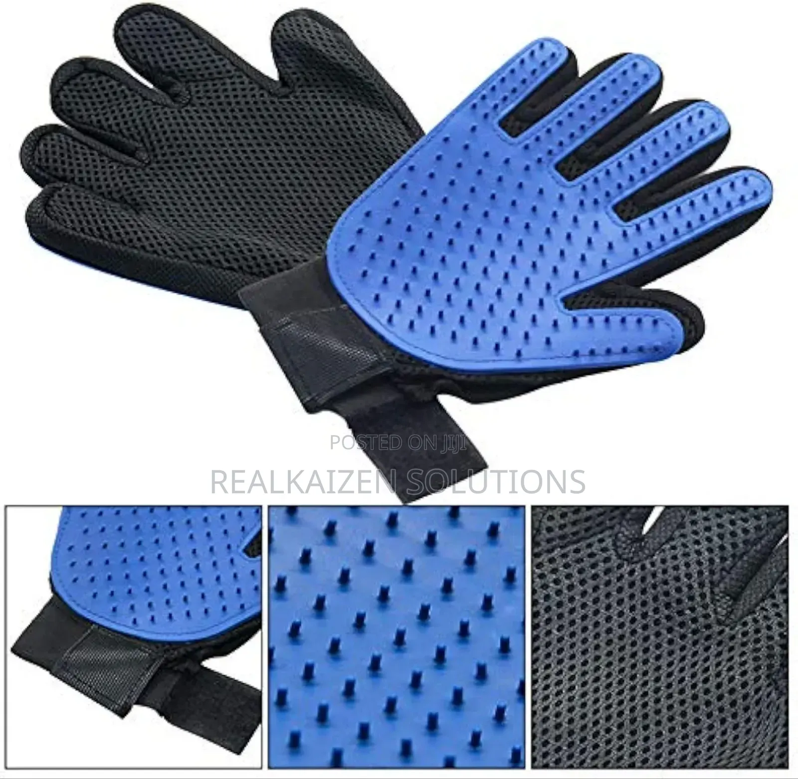 Play Premium Silicone Animal Pet Dog Wash Brush Cleaning Massage Glove