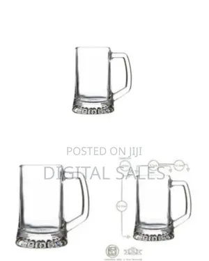 Occo Stern Glass Beer Mug.