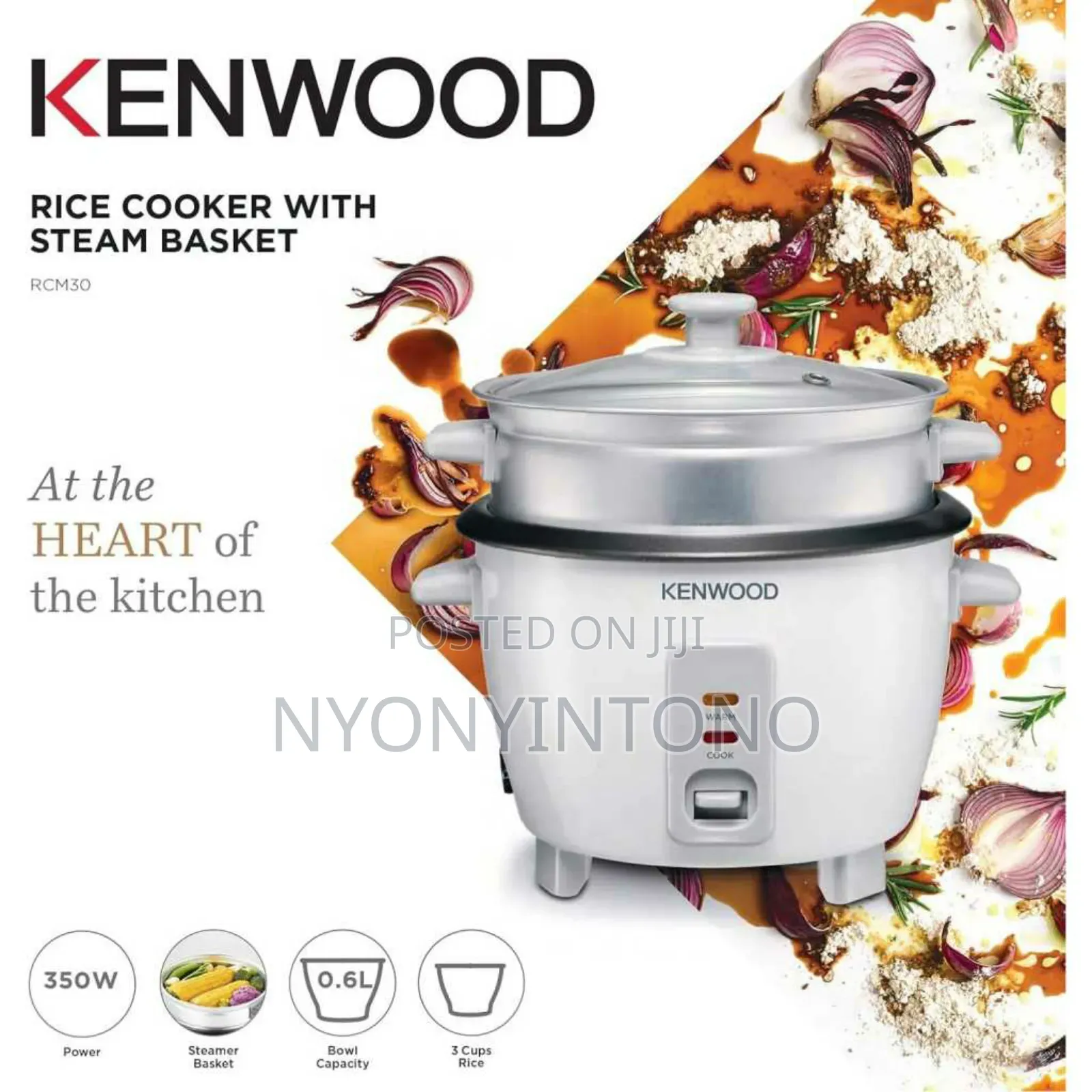 Kenwood 0.6litres High-Quality Rice Cooker