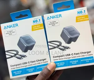 Anker Nano Charger 45w With Usb-C Cable