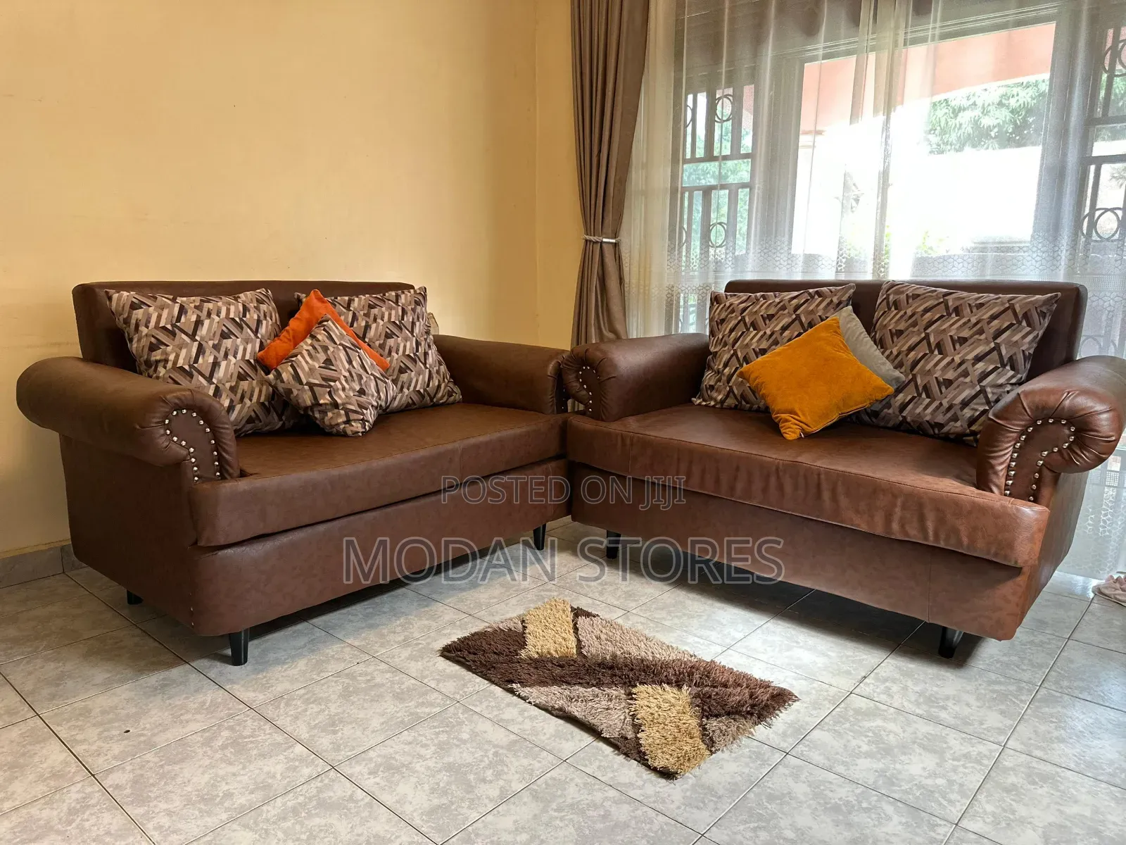 Pure Leather 2 Seater Sofa(1)