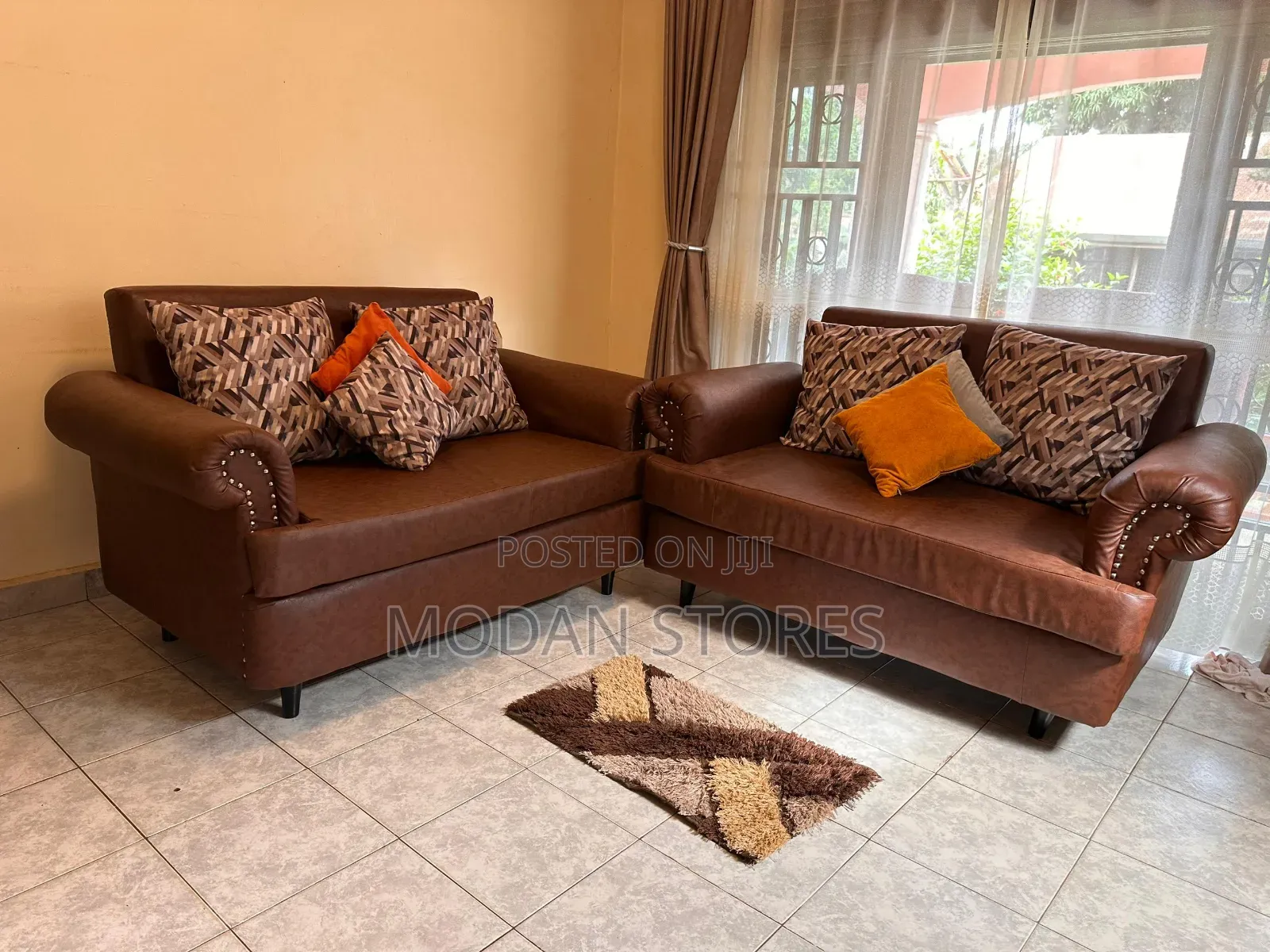Pure Leather 2 Seater Sofa(1)