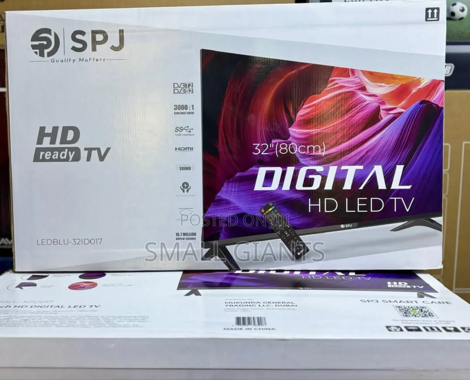 SPJ 32-Inch Hd Digital Led Tv (Model Ledblu-321d017