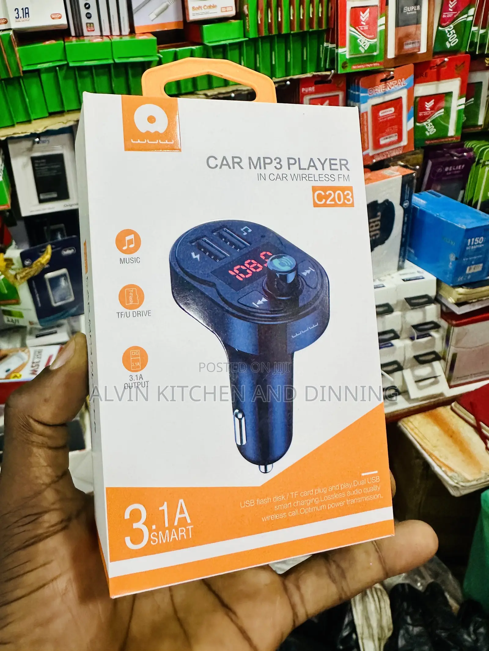 Car Mp3 Player With Charger And Fm Radio