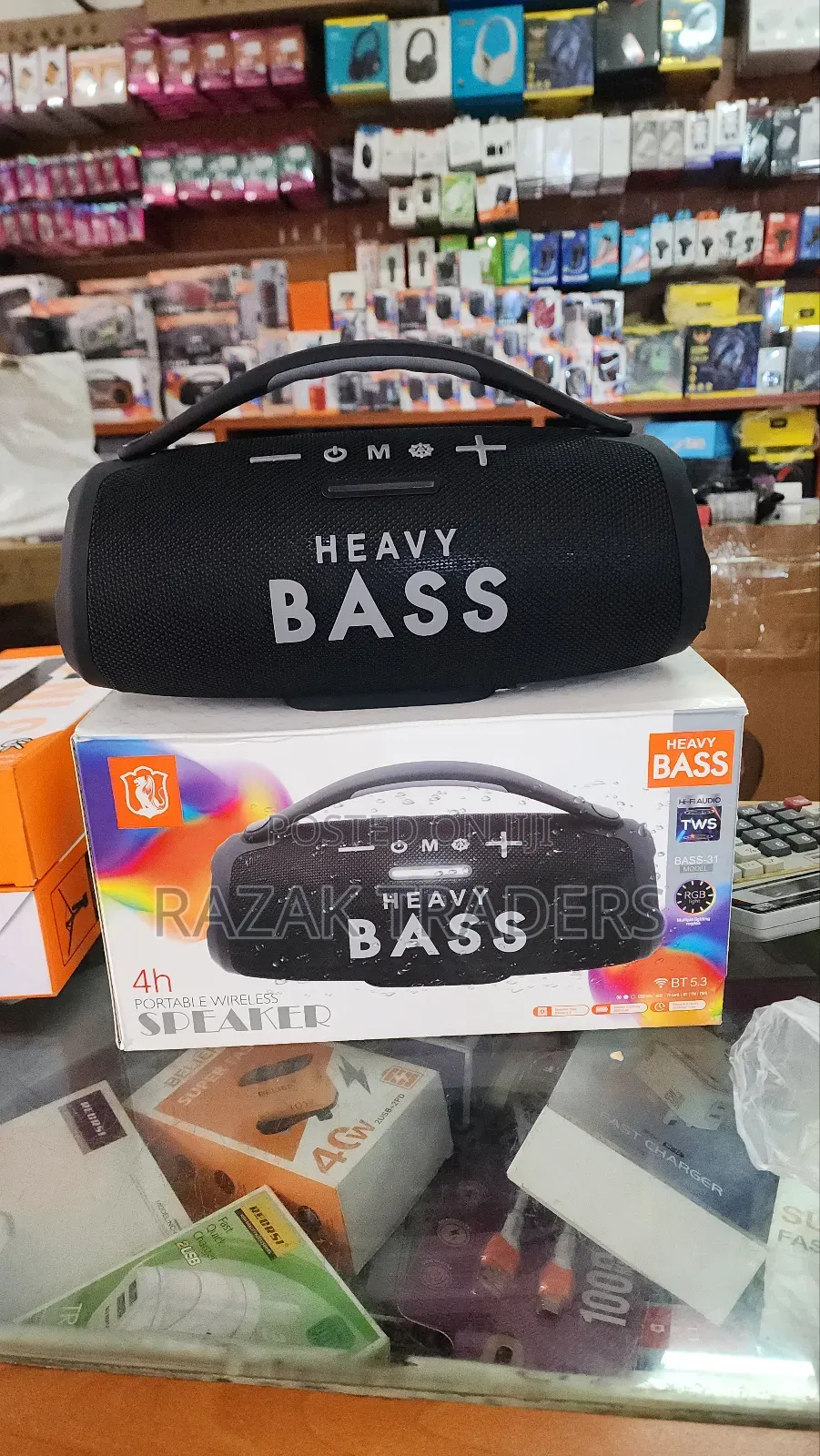 Bass-31 50w Boombox High Power Bluetooth Speakers Portable