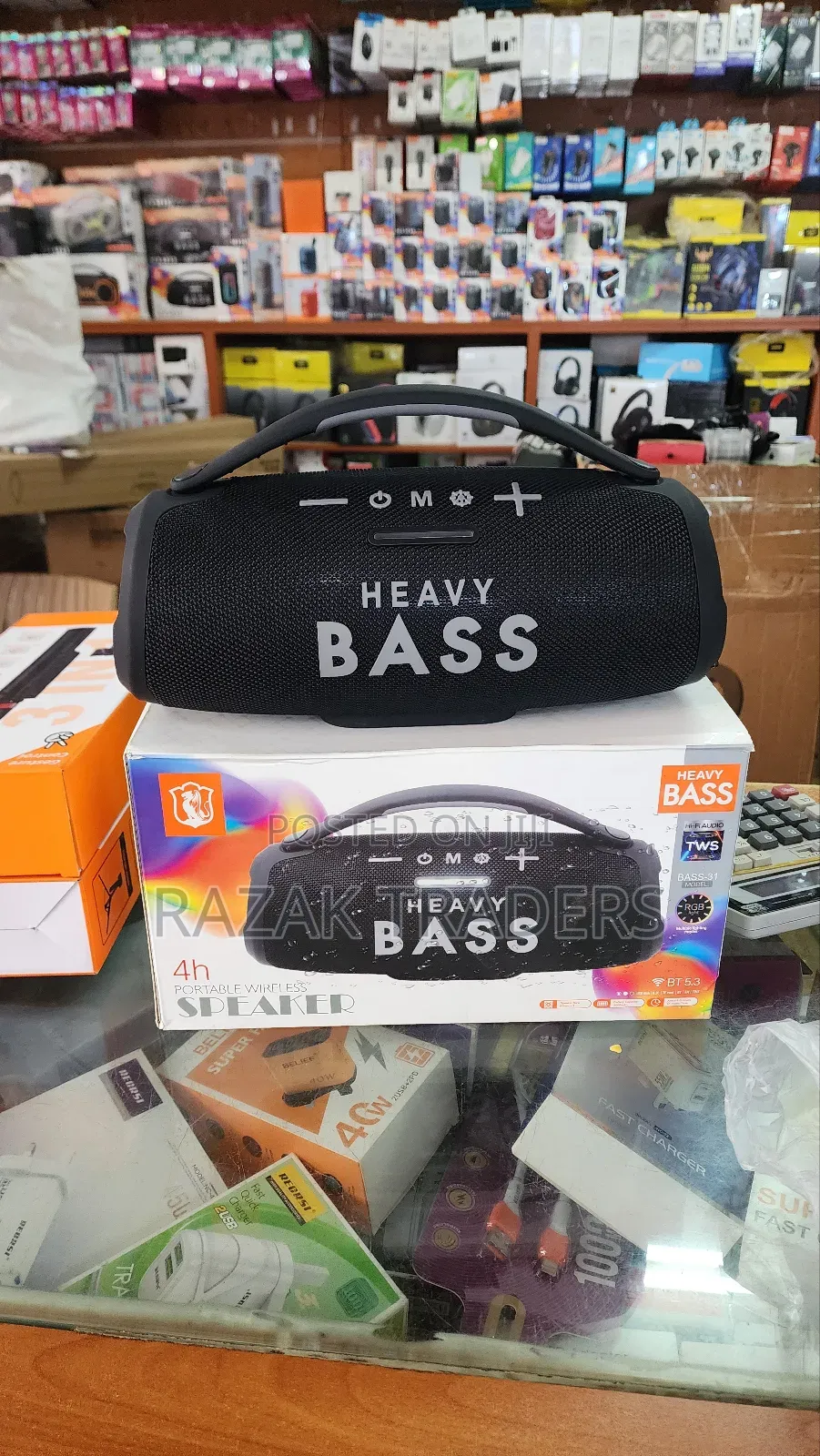 Bass-31 50w Boombox High Power Bluetooth Speakers Portable