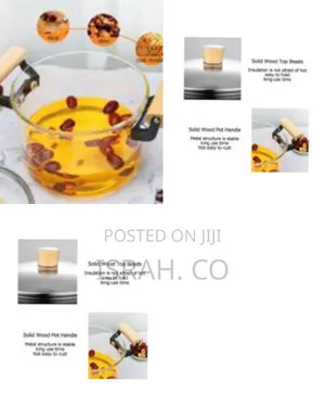 Borosilicate Glass Cooking Pot