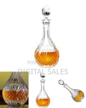 970ml Striking Ribbed Crystal Liquor