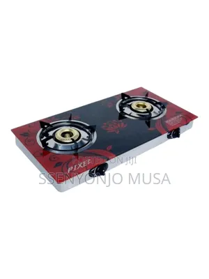 Pixel 2 Burner Tempered Glass Gas Stove | Automatic Ignition