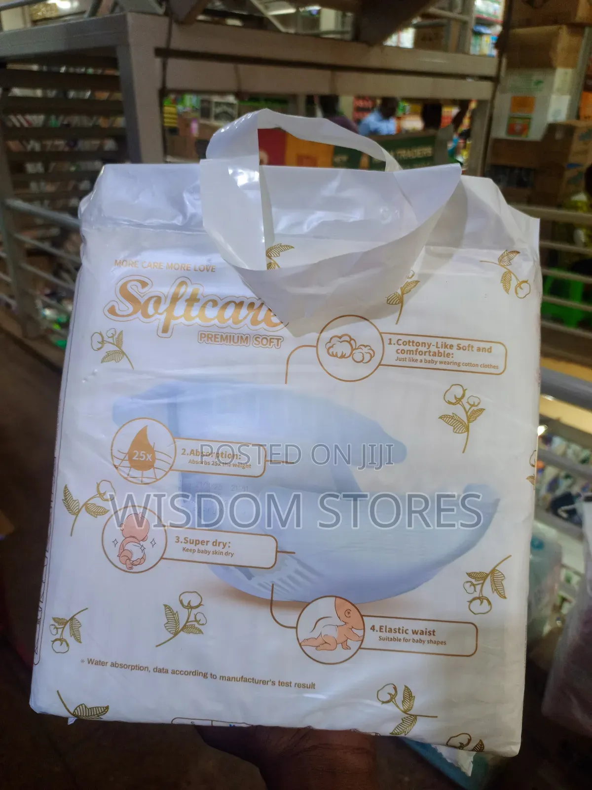 Softcare Premium Soft Baby Diapers.