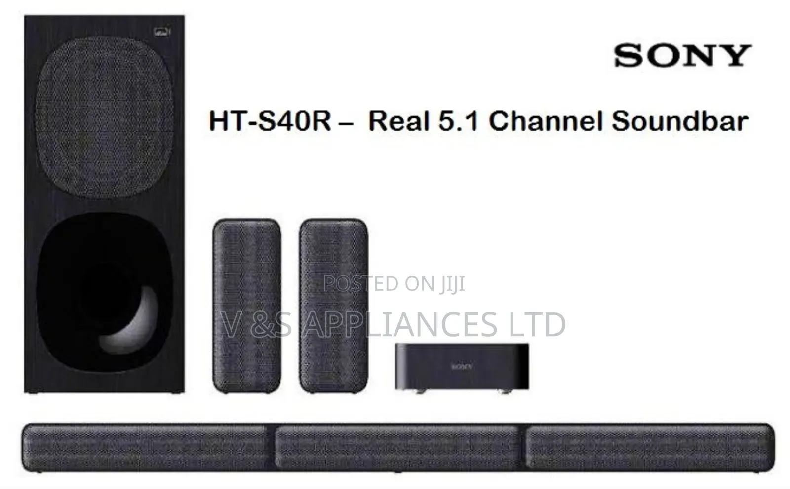 Sony Sound Bar Hts40r 5.1 Channel