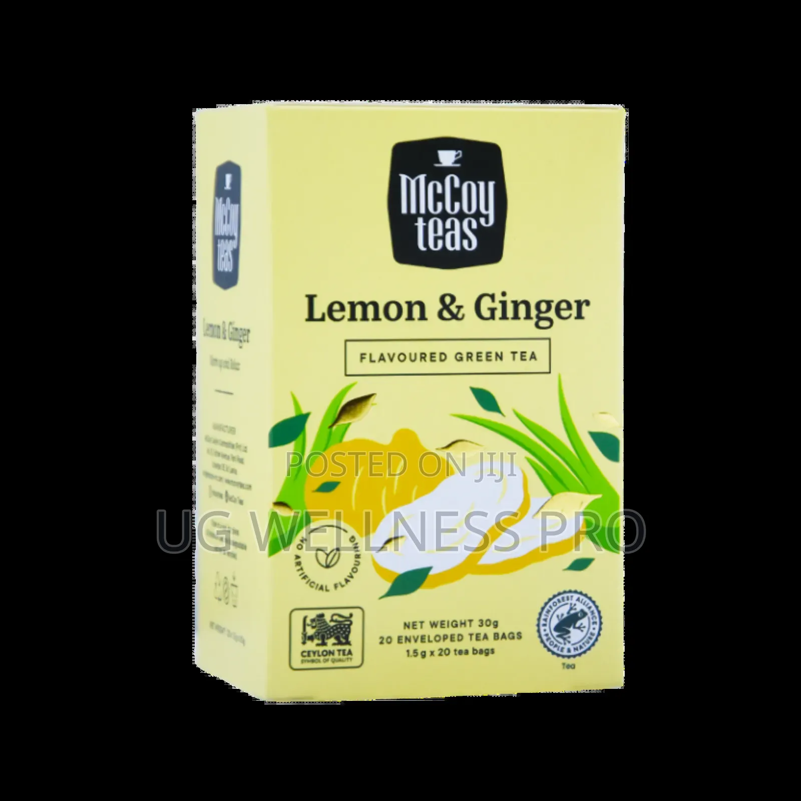 Maccoy Lemon Ginger Immunity Infusion Tea 20 Tea Bags