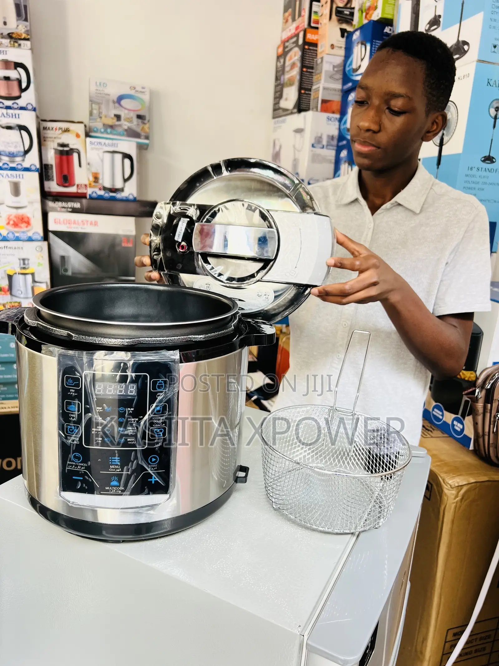 3 in 1 Hoffman Pressure Cooker Hm-718