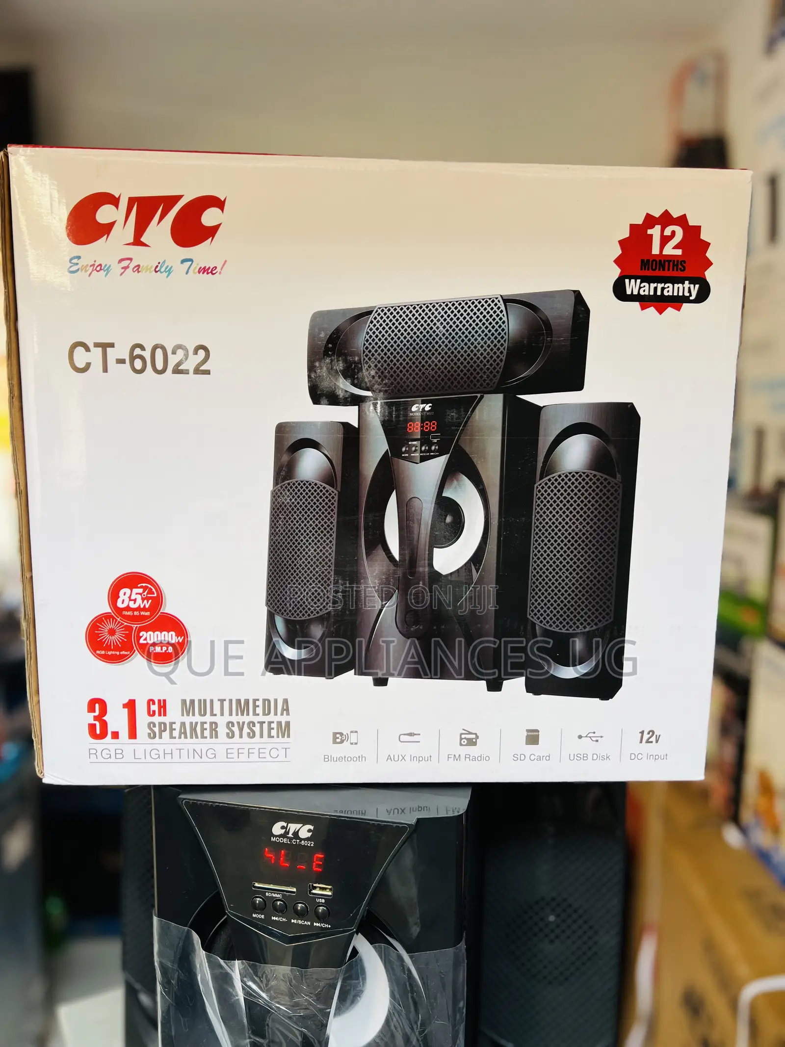 3.1 Channel Sub Woofer Ct-6022