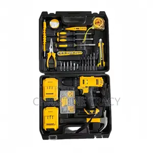 Cordless Drill and Hand Tool Set
