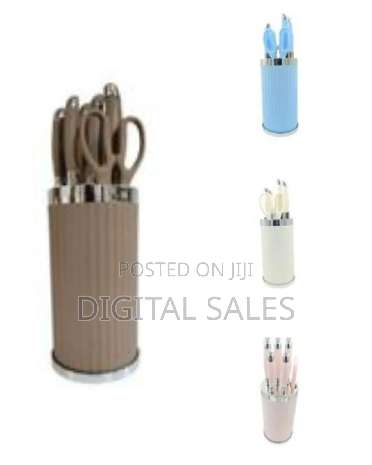 Kitchen Knife Set With a Stand