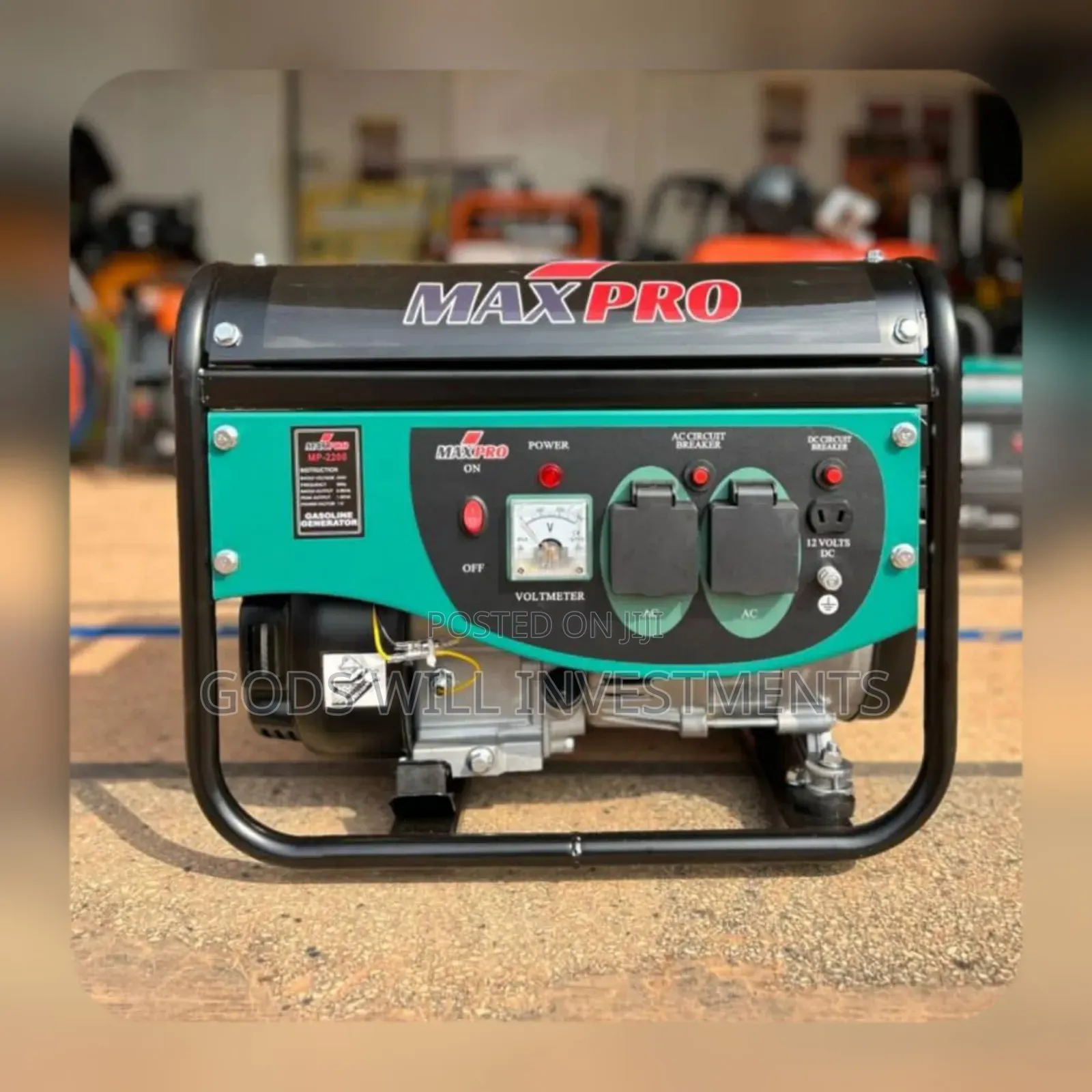 Max Pro Mp-2200 Gasoline Generator.