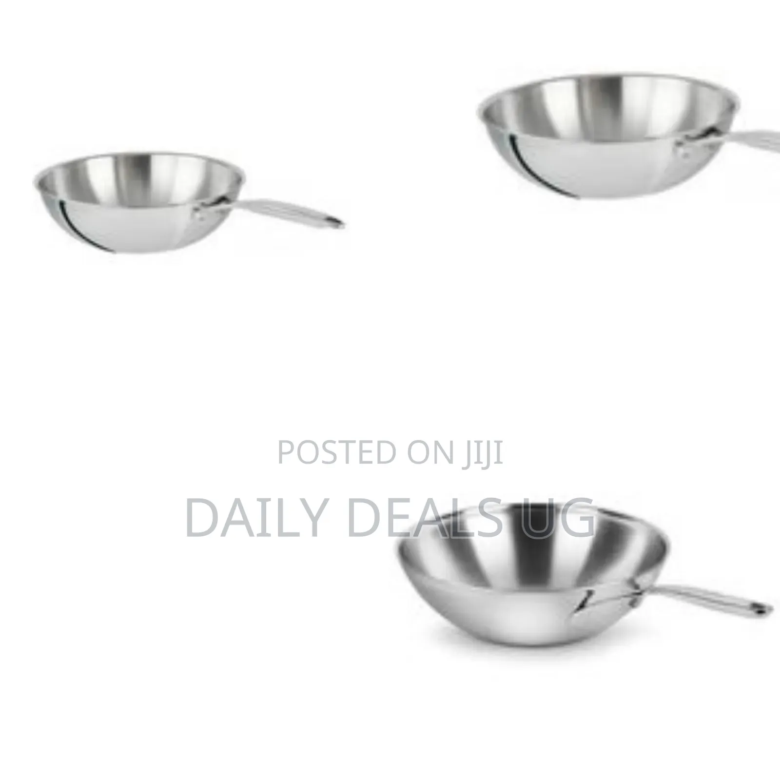 5-Plus 11.8" Stainless Steel Wok Fry Pan