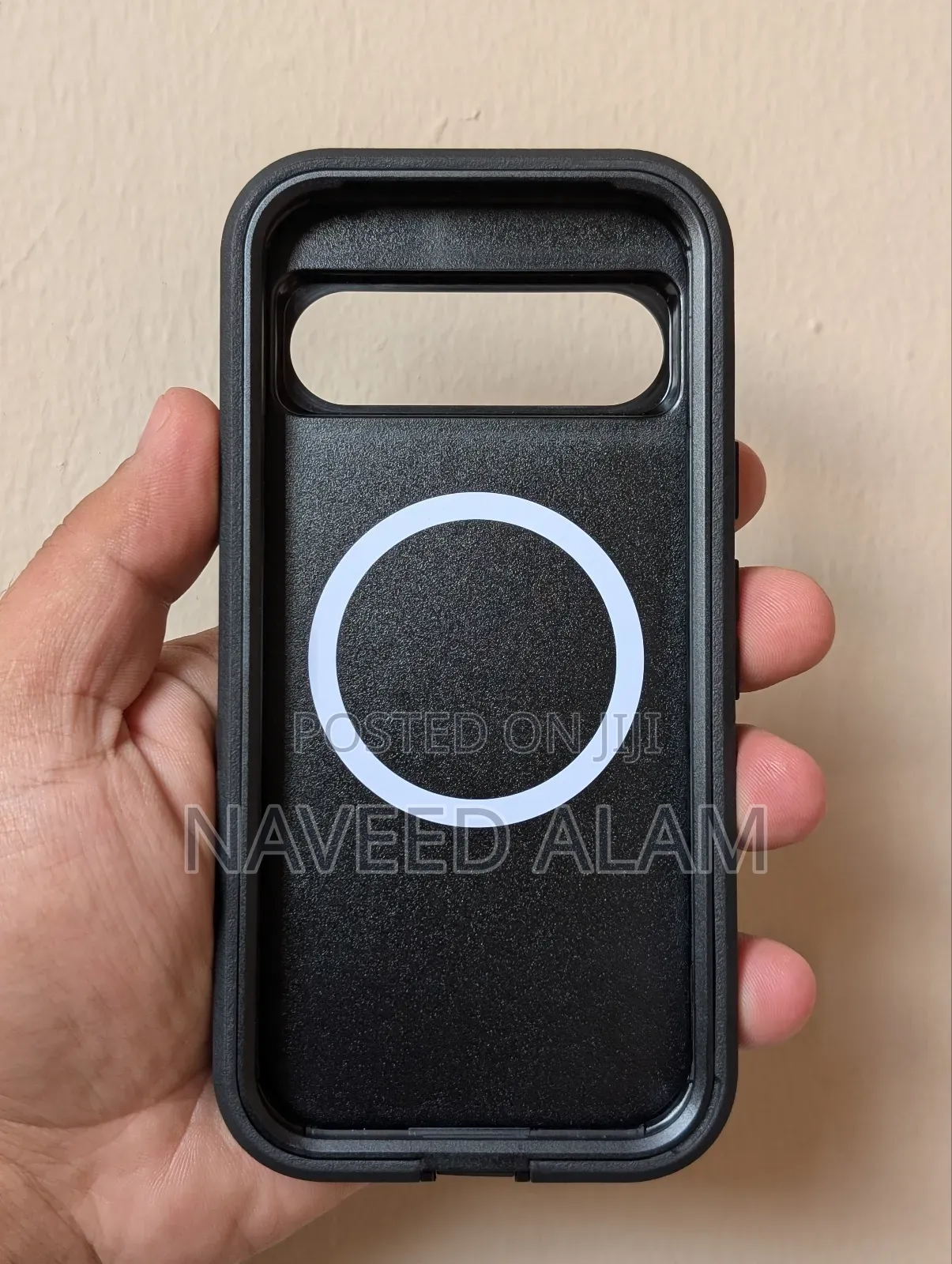 Google Pixel 9pro Black Shockproof Hybrid Pc Protective Military Cover