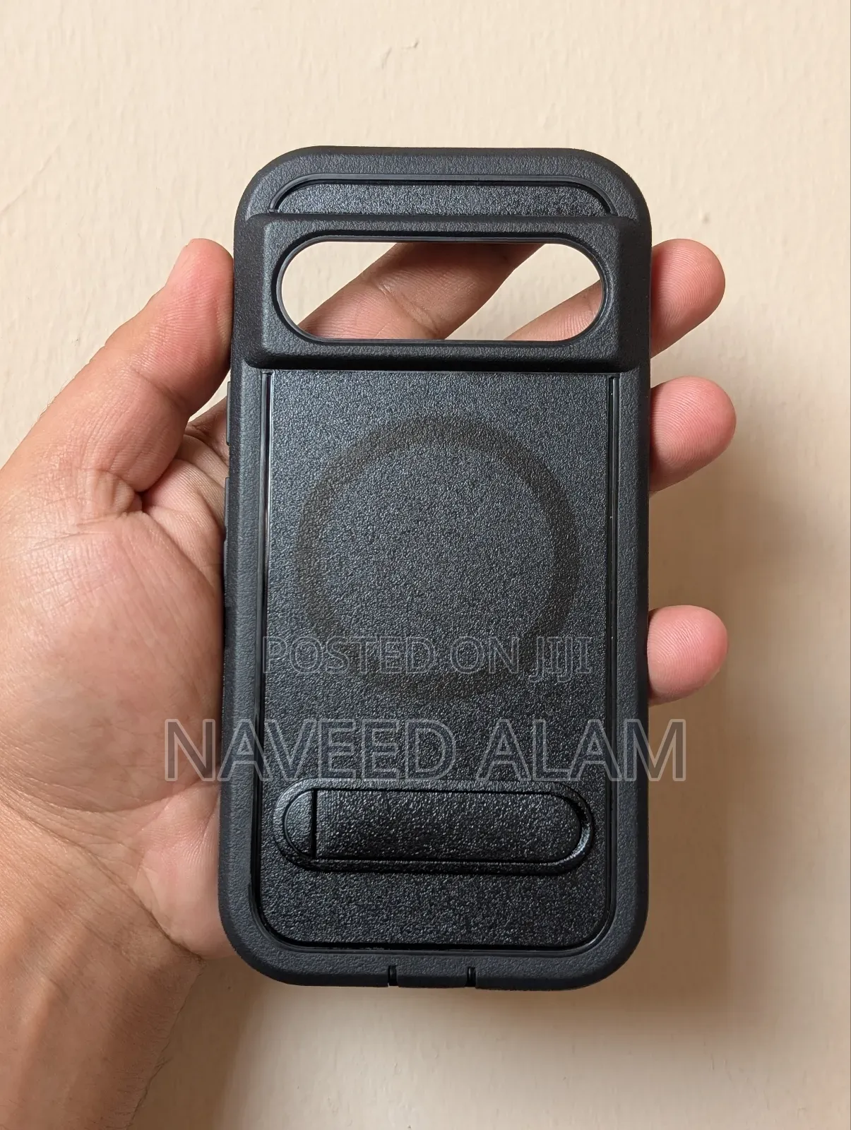 Google Pixel 9pro Black Shockproof Hybrid Pc Protective Military Cover