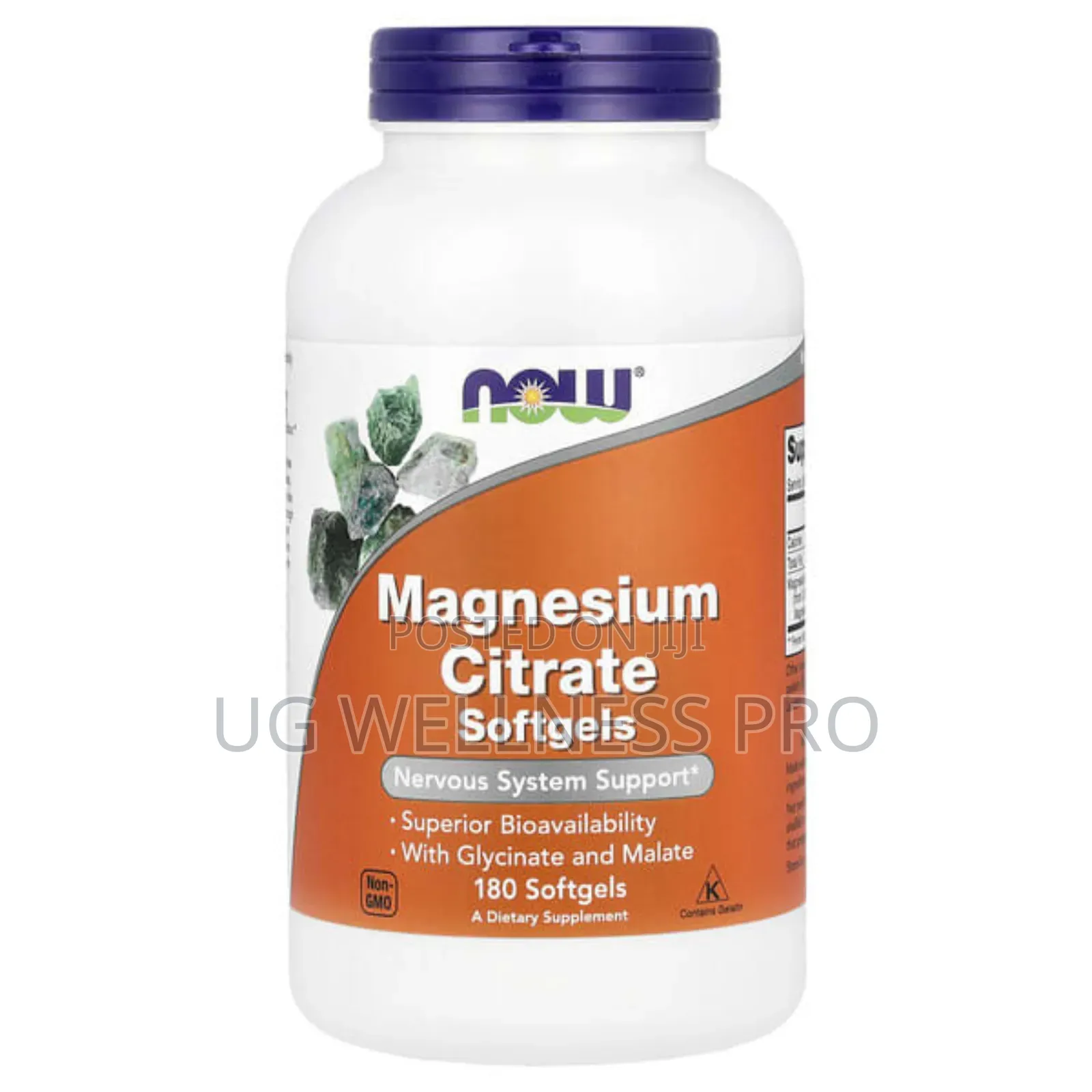 Now Foods, Magnesium Citrate, 180 Softgels (133 Mg Per Softgel)