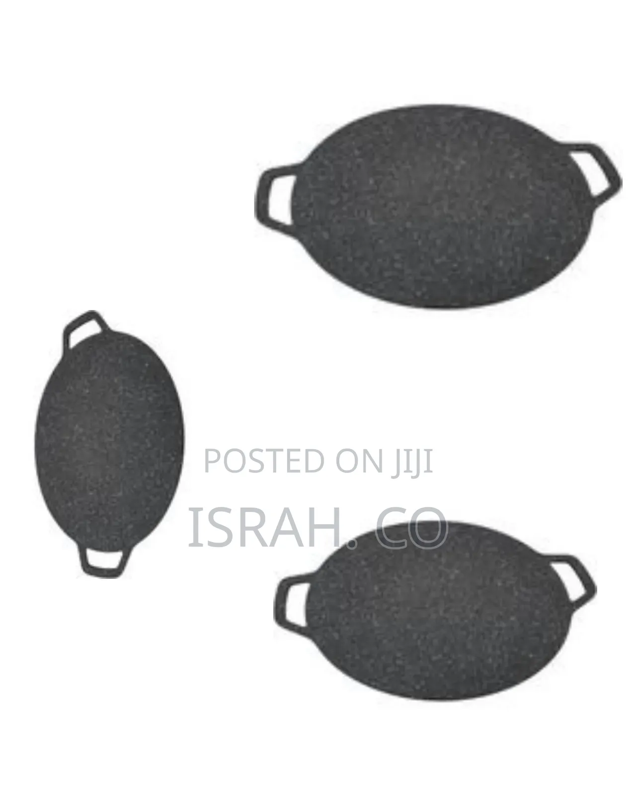 Heavy-Duty Non-Stick Oval Griddle