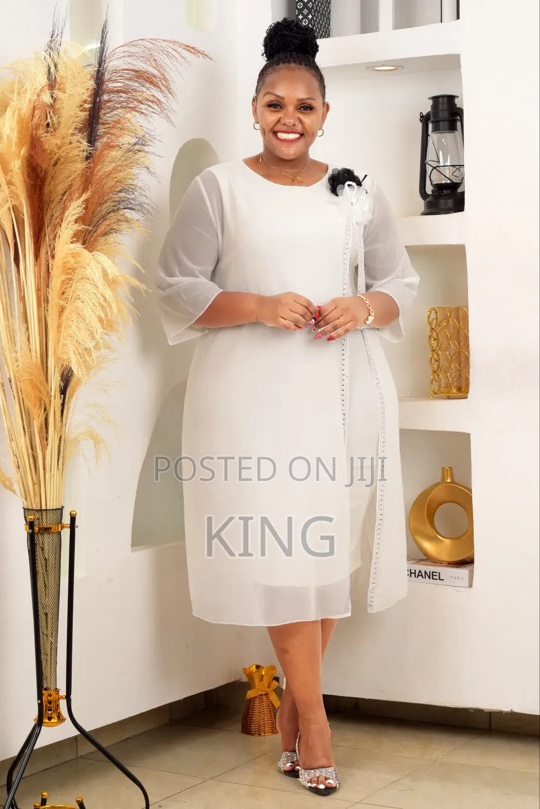 Round Neck Half Dress