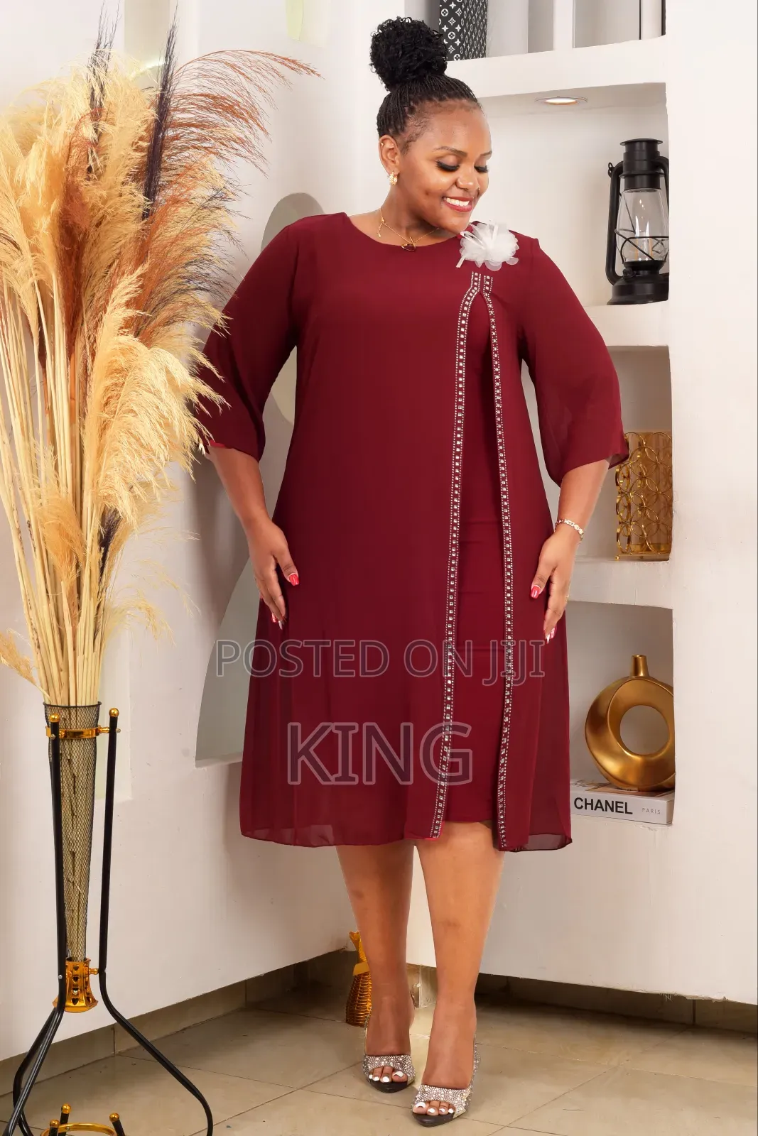 Round Neck Half Dress