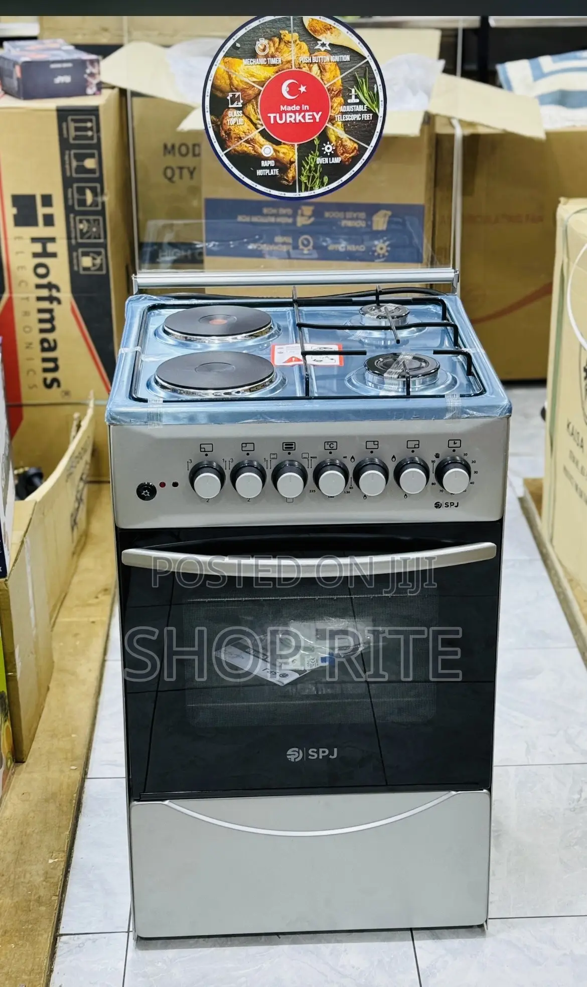 SPJ Inox 2 Gas 2 Electric Original Cooker