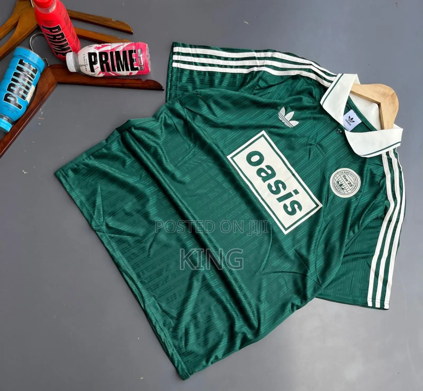 Adidas X Oasis Tour Jacquard Jersey Collabo Shirt