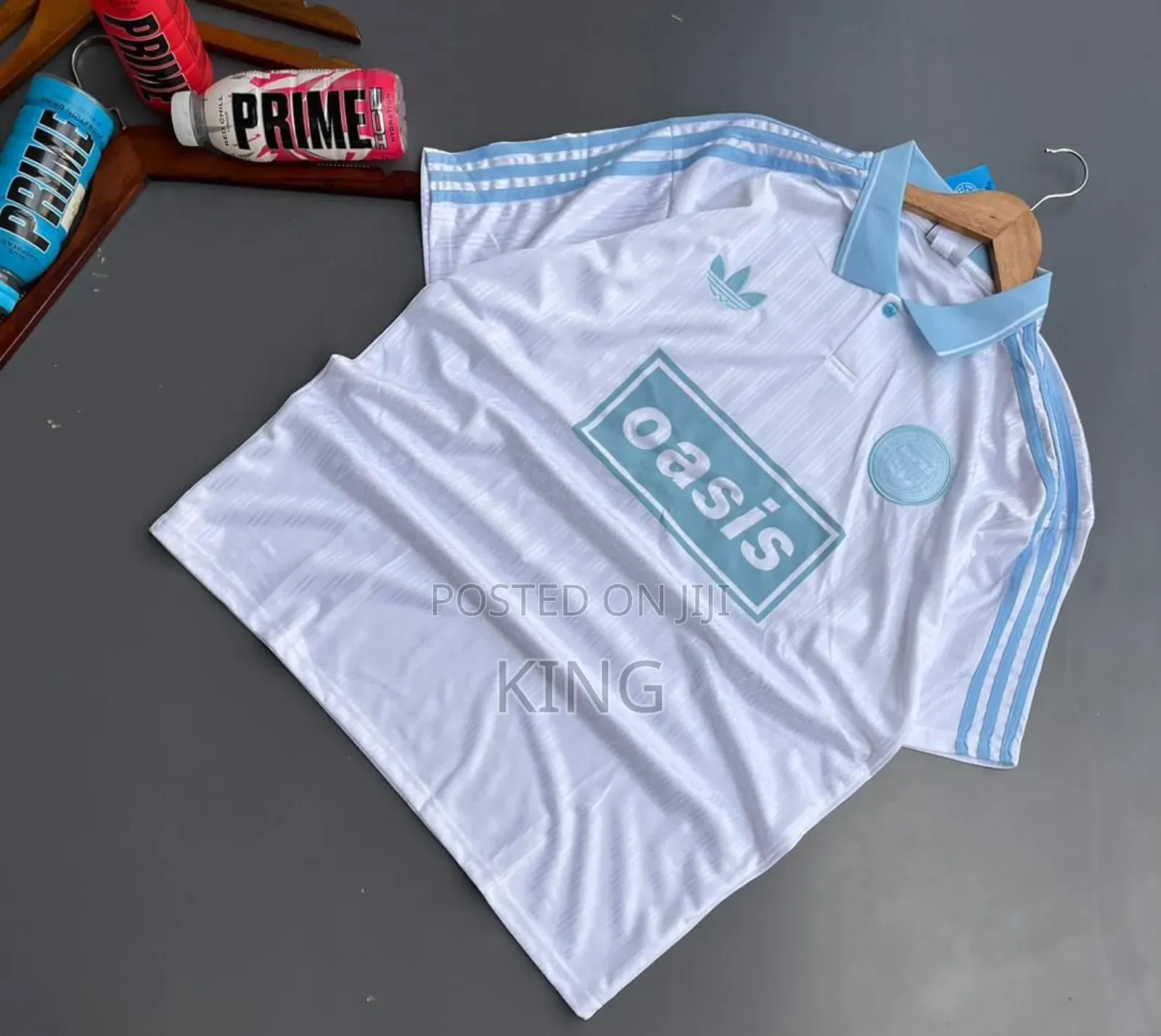Adidas X Oasis Tour Jacquard Jersey Collabo Shirt