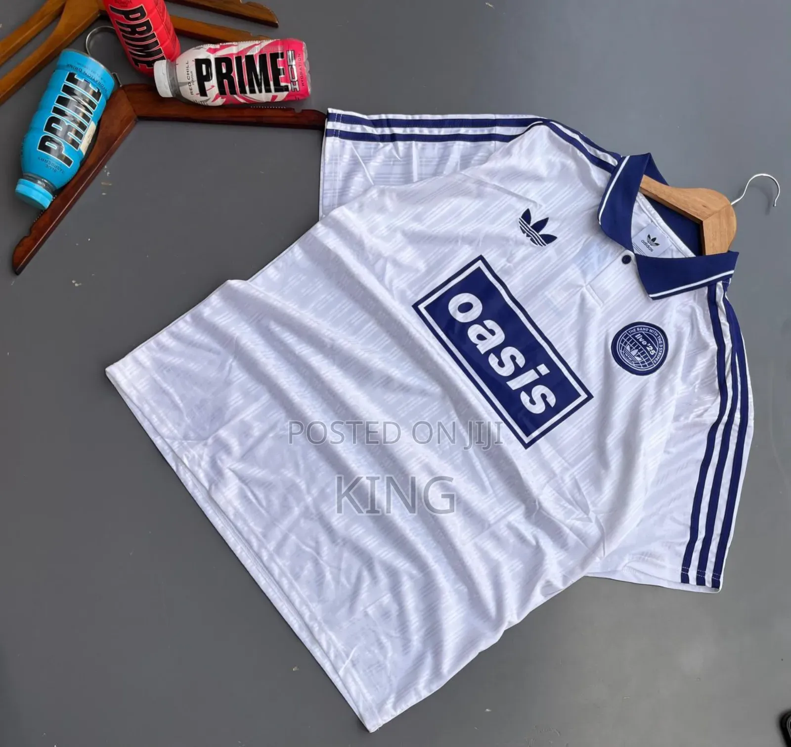 Adidas X Oasis Tour Jacquard Jersey Collabo Shirt