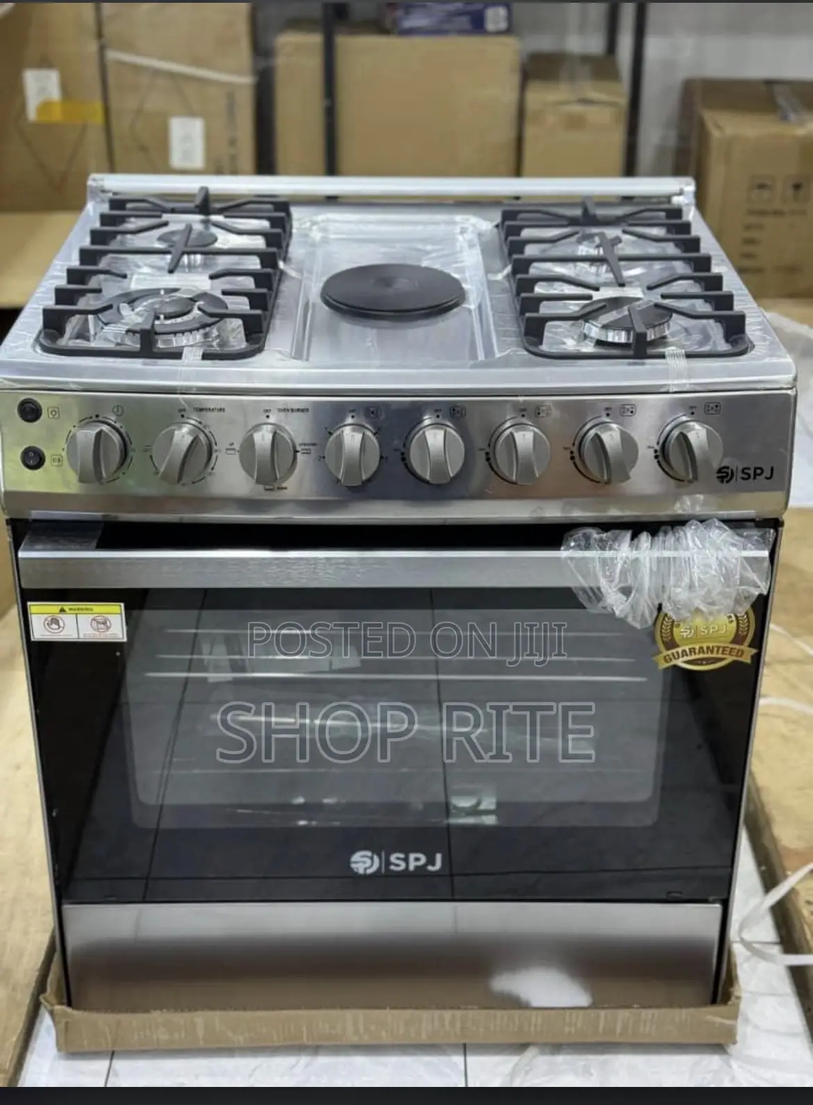 SPJ 80/60 Cm 4gas 1 Electric and Orginal Cooker