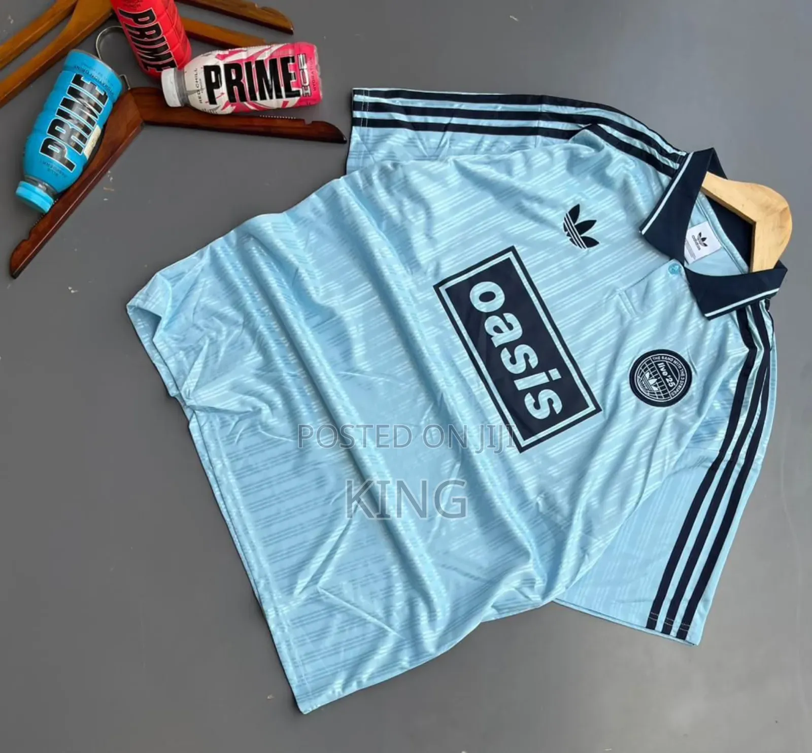 Adidas X Oasis Tour Jacquard Jersey Collabo Shirt