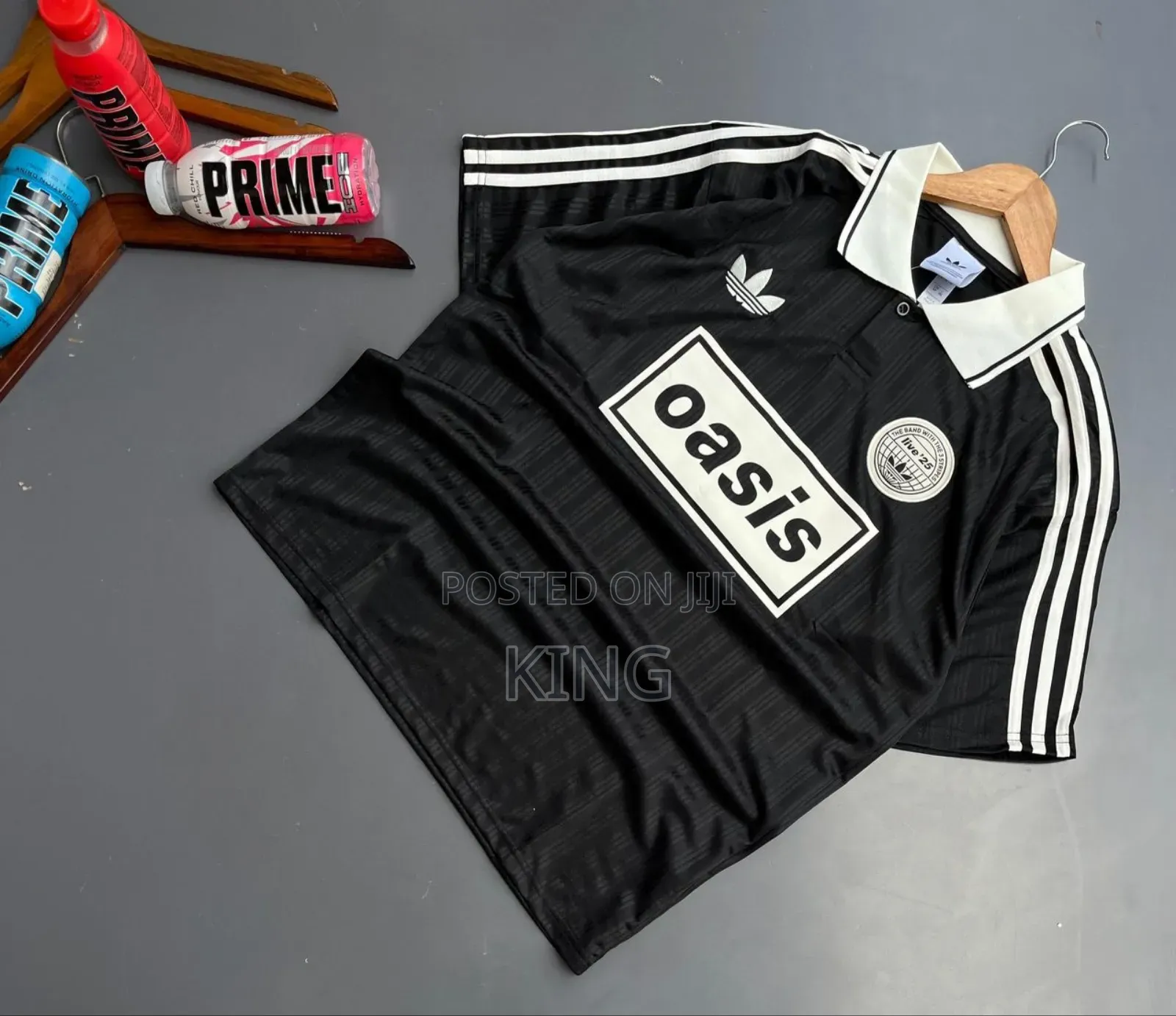 Adidas X Oasis Tour Jacquard Jersey Collabo Shirt